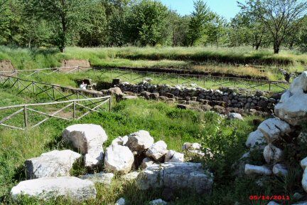 Interno del sito archeologico