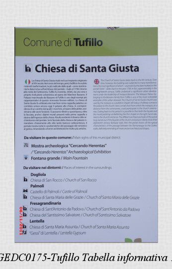 Tabella informativa